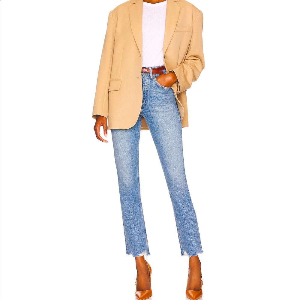 AGOLDE RILEY HIGH RISE STRAIGHT CROP DENIM (SIZE 23) **NWT**